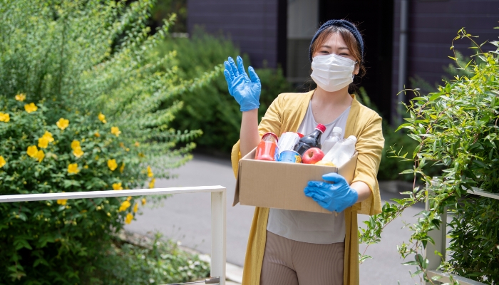 支援している人の様子